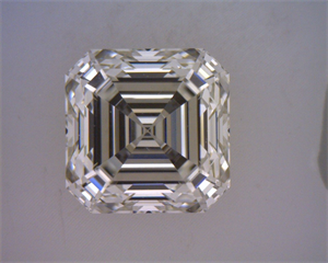 Foto Diamante Natural 1.01 quilates, Asscher , Color K, claridad VVS2 y certificado GIA de