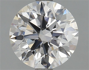 Picture of Lab Grown Diamond 2.03 Carats, Round with Ideal Cut, D Color, IF Clarity and Certified by IGI