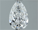 Natural Diamond 1.01 Carats, Pear with  Cut, E Color, SI2 Clarity and Certified by GIA