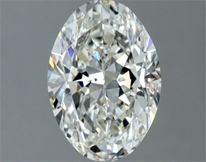 Picture of Natural Diamond 1.00 Carats, Oval with  Cut, H Color, VS2 Clarity and Certified by IGI