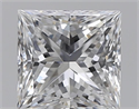 Diamante Natural 1.32 quilates, Princesa , Color D, claridad VVS2 y certificado GIA