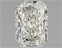 Natural Diamond 1.01 Carats, Radiant with  Cut, K Color, SI1 Clarity and Certified by GIA