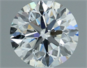 Natural Diamond 0.70 Carats, Round with Excellent Cut, H Color, SI2 Clarity and Certified by GIA