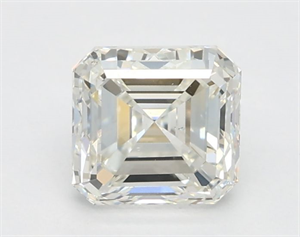 Picture of Natural Diamond 0.80 Carats, Asscher with  Cut, I Color, VS1 Clarity and Certified by GIA