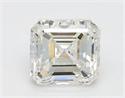 Natural Diamond 0.80 Carats, Asscher with  Cut, I Color, VS1 Clarity and Certified by GIA