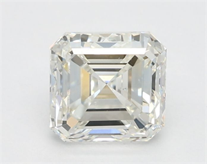 Picture of Natural Diamond 0.80 Carats, Asscher with  Cut, I Color, VS1 Clarity and Certified by GIA