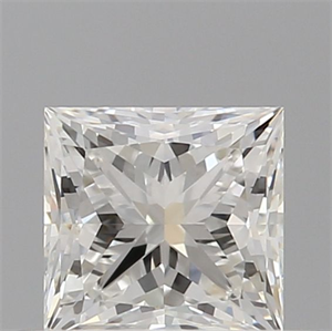 Picture of Natural Diamond 0.50 Carats, Princess with  Cut, G Color, VVS2 Clarity and Certified by GIA