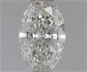 Natural Diamond 0.70 Carats, Oval with  Cut, G Color, VVS2 Clarity and Certified by GIA