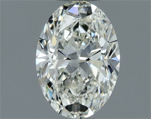 Picture of Natural Diamond 0.50 Carats, Oval with  Cut, H Color, VVS2 Clarity and Certified by IGI