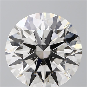 Picture of Lab Grown Diamond 7.18 Carats, Round with Ideal Cut, H Color, VS2 Clarity and Certified by IGI