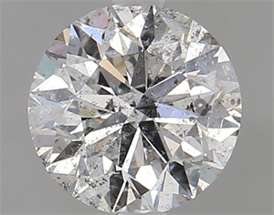 Picture of Natural Diamond 0.90 Carats, Round with Very Good Cut, F Color, SI2 Clarity and Certified by HRD