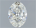 Diamante Natural 0.70 quilates, Ovalado , Color H, claridad VVS1 y certificado GIA