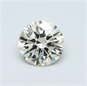 Natural Diamond 0.47 Carats, Round with Very Good Cut, M Color, VS1 Clarity and Certified by GIA