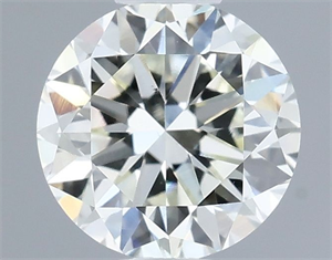 Picture of Natural Diamond 0.51 Carats, Round with Excellent Cut, H Color, VVS2 Clarity and Certified by IGI