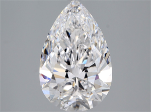 Foto Diamante Natural 2.15 quilates, De pera , Color D, claridad IF y certificado GIA de
