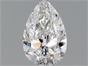 Natural Diamond 0.44 Carats, Pear with  Cut, D Color, VVS1 Clarity and Certified by GIA