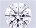 Lab Grown Diamond 5.55 Carats, Round with Ideal Cut, E Color, VVS2 Clarity and Certified by IGI