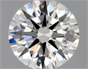 Diamante Natural 0.53 quilates, Redondo , Color I, claridad VVS2 y certificado GIA