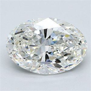 Picture of Natural Diamond 4.20 Carats, Oval with  Cut, I Color, VS2 Clarity and Certified by GIA