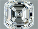 Natural Diamond 1.01 Carats, Asscher with  Cut, H Color, VS2 Clarity and Certified by IGI