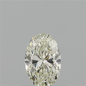 Picture of Natural Diamond 0.51 Carats, Oval with  Cut, J Color, VVS2 Clarity and Certified by GIA