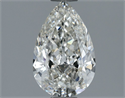 Natural Diamond 1.00 Carats, Pear with  Cut, H Color, VVS1 Clarity and Certified by IGI
