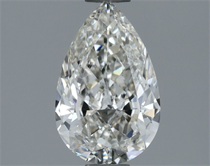 Picture of Natural Diamond 1.00 Carats, Pear with  Cut, H Color, VVS1 Clarity and Certified by IGI