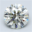 Diamante Natural 2.05 quilates, Redondo , Color L, claridad IF y certificado GIA