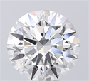 Lab Grown Diamond 5.00 Carats, Round with Ideal Cut, E Color, VVS2 Clarity and Certified by IGI