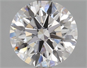 Del inventario de diamantes de laboratorio, 2.56 quilates, Redondo , Color D, claridad VVS1 y certificado GIA