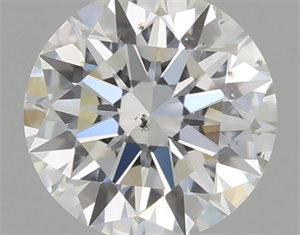 Foto Diamante Natural 0.51 quilates, Redondo , Color H, claridad SI1 y certificado GIA de