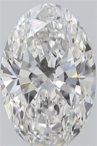 Picture of Natural Diamond 1.20 Carats, Oval with  Cut, F Color, VS2 Clarity and Certified by GIA