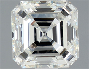 Foto Diamante Natural 1.03 quilates, Asscher , Color G, claridad VS1 y certificado GIA de