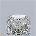 Natural Diamond 0.71 Carats, Cushion with  Cut, K Color, VS1 Clarity and Certified by GIA
