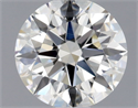 Natural Diamond 0.54 Carats, Round with Excellent Cut, J Color, VS1 Clarity and Certified by GIA