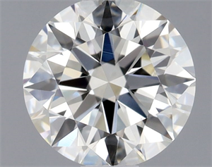 Picture of Natural Diamond 0.54 Carats, Round with Excellent Cut, J Color, VS1 Clarity and Certified by GIA