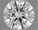 Natural Diamond 0.40 Carats, Round with Excellent Cut, K Color, VVS2 Clarity and Certified by IGI
