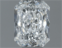 Natural Diamond 0.50 Carats, Radiant with  Cut, E Color, VS2 Clarity and Certified by GIA