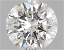 Natural Diamond 1.01 Carats, Round with Excellent Cut, F Color, SI2 Clarity and Certified by GIA