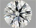 Lab Grown Diamond 1.01 Carats, Round with Ideal Cut, D Color, VS1 Clarity and Certified by IGI