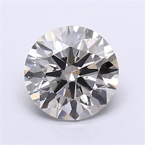 Picture of Lab Grown Diamond 1.60 Carats, Round with Ideal Cut, G Color, VS1 Clarity and Certified by IGI