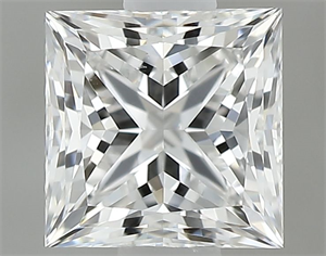 Foto Diamante Natural 0.60 quilates, Princesa , Color E, claridad VS2 y certificado GIA de
