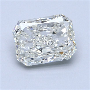 Picture of Natural Diamond 1.20 Carats, Radiant with  Cut, J Color, SI1 Clarity and Certified by GIA