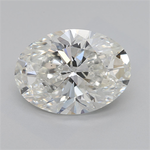 Picture of Natural Diamond 4.01 Carats, Oval with  Cut, I Color, SI2 Clarity and Certified by GIA