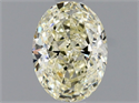 Natural Diamond 0.92 Carats, Oval with  Cut, N Color, VVS1 Clarity and Certified by GIA