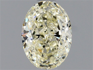 Picture of Natural Diamond 0.92 Carats, Oval with  Cut, N Color, VVS1 Clarity and Certified by GIA