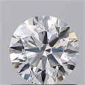 Natural Diamond 0.80 Carats, Round with Excellent Cut, E Color, SI1 Clarity and Certified by GIA