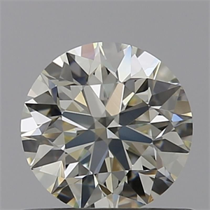 Picture of Natural Diamond 0.54 Carats, Round with Excellent Cut, M Color, VS1 Clarity and Certified by GIA