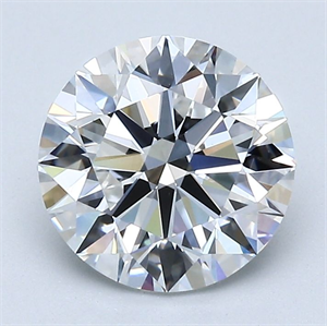 Picture of Natural Diamond 1.91 Carats, Round with Excellent Cut, D Color, VS1 Clarity and Certified by GIA