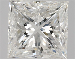 Picture of Natural Diamond 1.01 Carats, Princess with  Cut, G Color, VVS2 Clarity and Certified by GIA